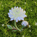 11. Chrysanthemum ✿ bud+blossom | Birth Flower Enamel Pin