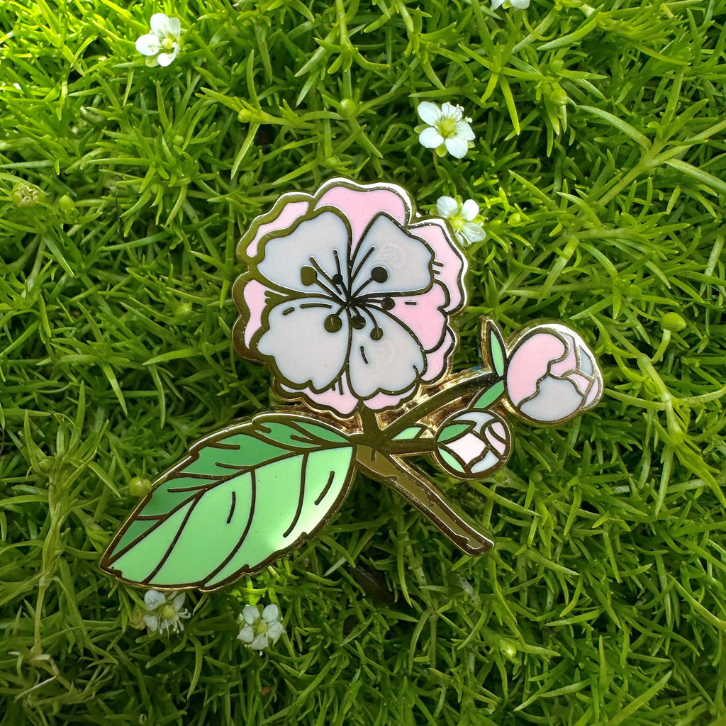 03. Cherry Blossom ✿ bud+blossom | Birth Flower Enamel Pin