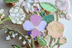01. Carnation ✿ bud+blossom | Birth Flower Enamel Pin
