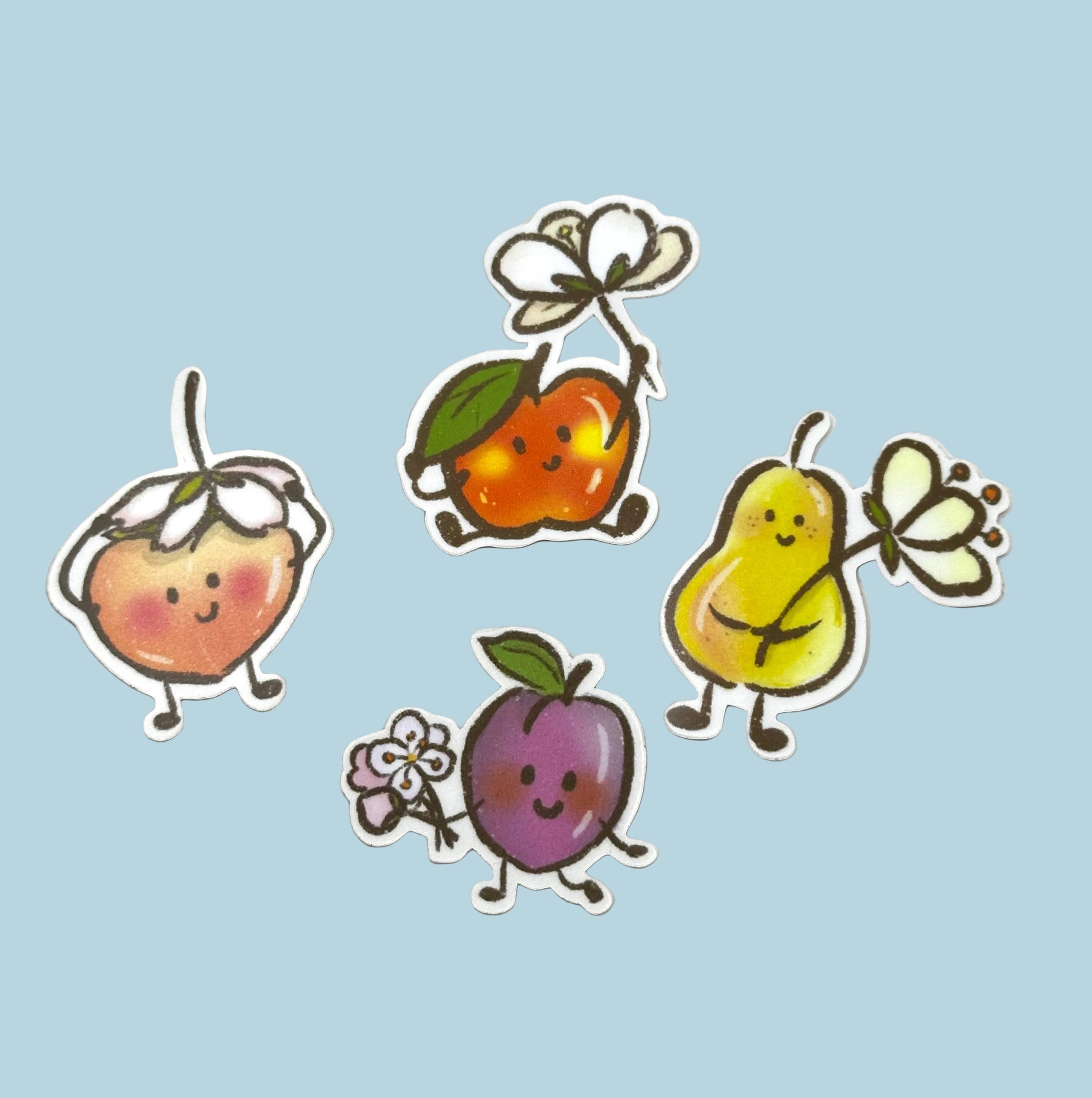 Apple Blossom Vinyl Sticker