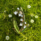 05. Lily of the Valley ✿ bud+blossom | Birth Flower Enamel Pin