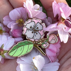 03. Cherry Blossom ✿ bud+blossom | Birth Flower Enamel Pin
