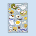 Dim Sum Waterproof Sticker Sheet