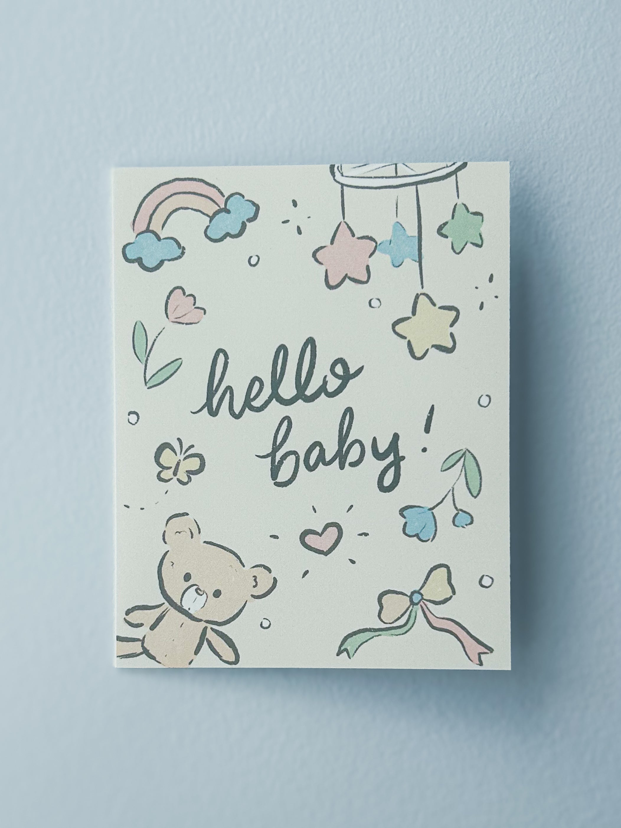 Hello Baby Greeting Card