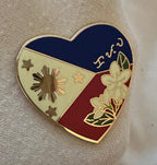 Pusong Pinoy / Filipino Heart Enamel Pin ✿ bud+blossom