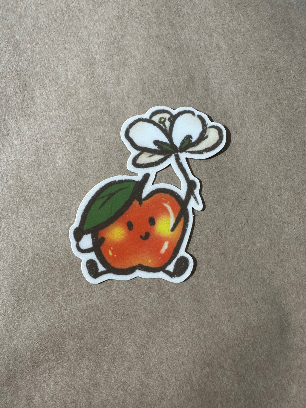 Apple Blossom Vinyl Sticker