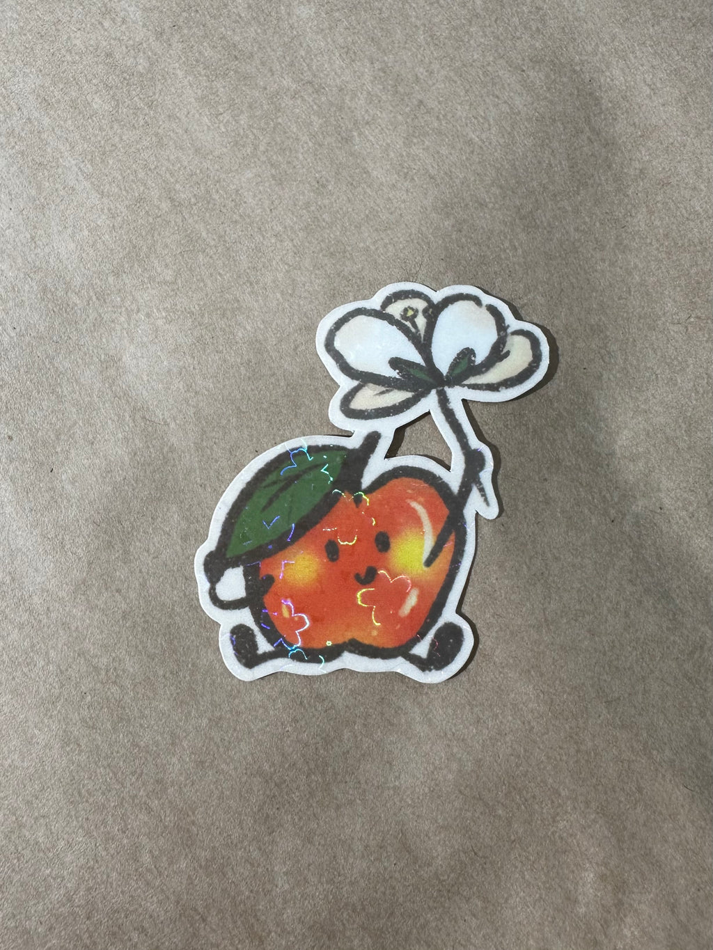 Apple Blossom Vinyl Sticker